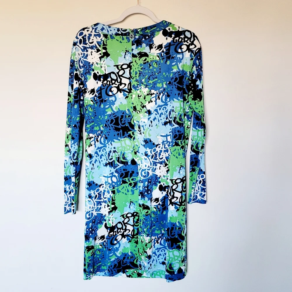 Tory Burch‎ 100% Silk Graffiti Dress